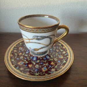 Hermes Cheval d'Orient Coffee Cup and Saucer